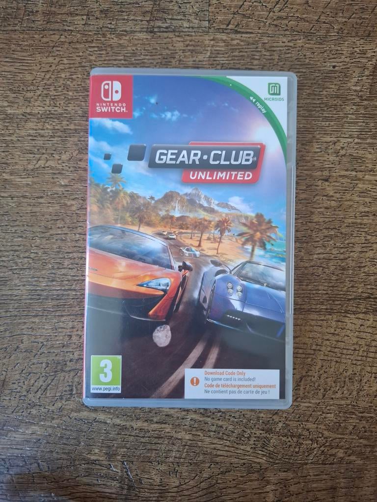 Gear Club Unlimited - Nintendo Switch, Ophalen of Verzenden, Gebruikt, Met games