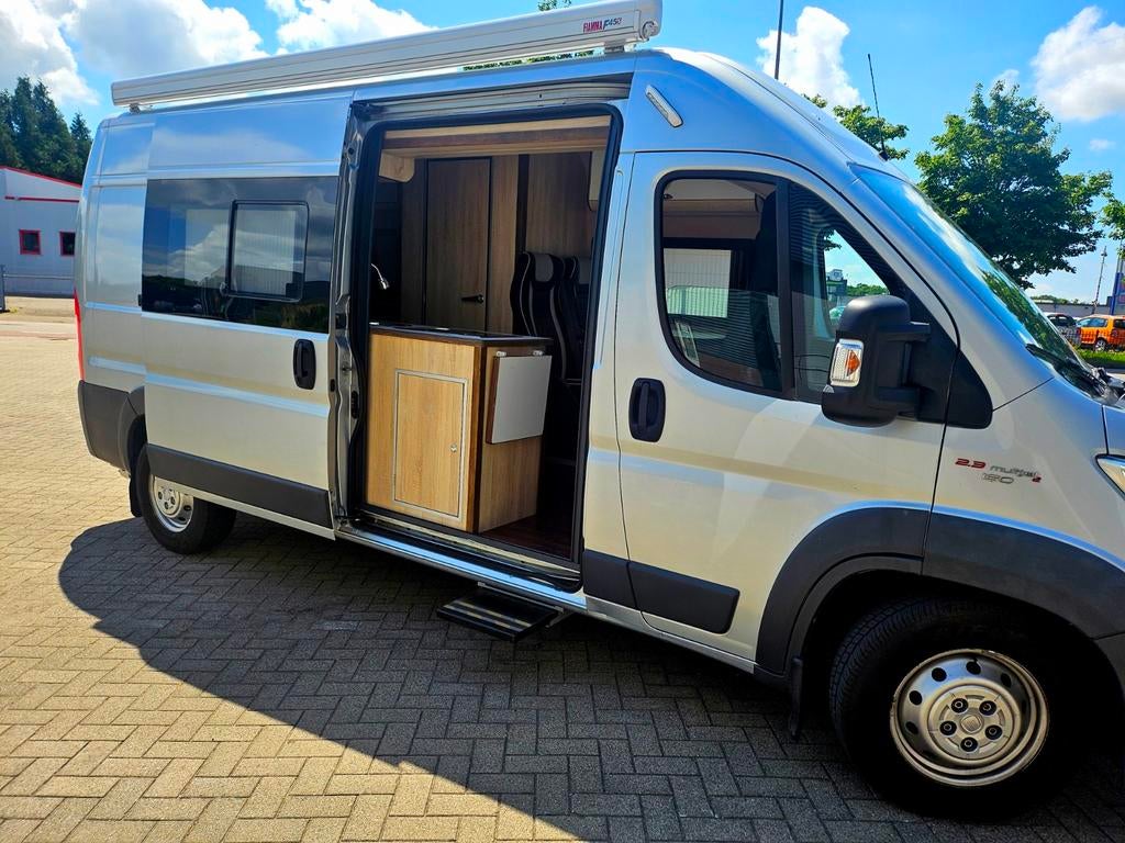 🌞Buscamper Ducato EURO 6 150 PK geheel NIEUWE inrichting!, Buscamper of Camperbus, Fiat, Tot en met 2, Particulier