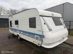 Hobby 560 KMFE voortent en luifel isabella, Caravans en Kamperen, Overige typen, Rondzit, Hobby, 7 tot 8 meter