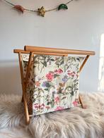 Vintage brei mand opbergzak/speelgoedmand/lectuurmand, Breien of Haken, Overige typen, Ophalen of Verzenden, Zo goed als nieuw