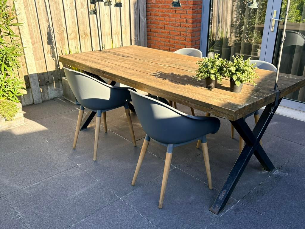 Kuipstoel tuinstoel, Tuin en Terras, Tuinstoelen, Ophalen, Zo goed als nieuw, Kunststof