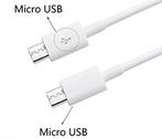 Micro USB naar Micro USB OTG koppelt 2 SmartPhones, Verzenden, Nieuw, Snoer of kabel, Overige merken