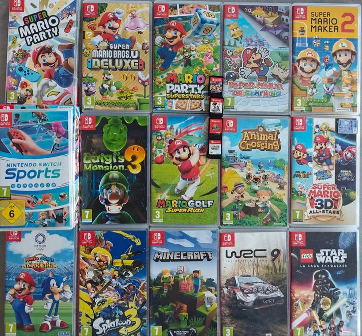 Nintendo Switch Games - Diverse Collectie, Spelcomputers en Games, Games | Nintendo Switch, Zo goed als nieuw, 3 spelers of meer