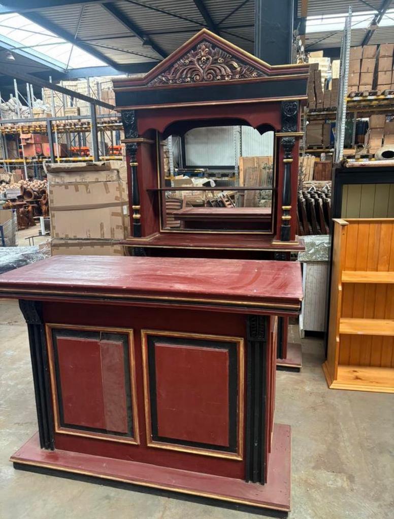 Huisbar met achterkast, Ophalen, Gebruikt