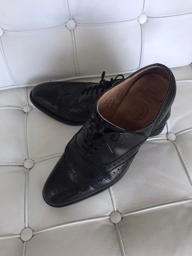 Joseph Cheaney Broad II maat 42 / 8, Kleding | Heren, Schoenen, Ophalen of Verzenden, Zo goed als nieuw, Zwart