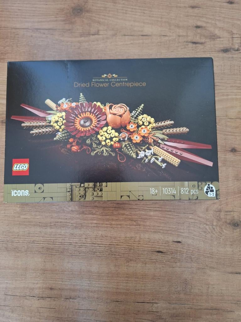LEGO Icons 10314 Gedroogde Bloemen Centerpiece Nieuw, Lego, Nieuw, Ophalen of Verzenden, Icons