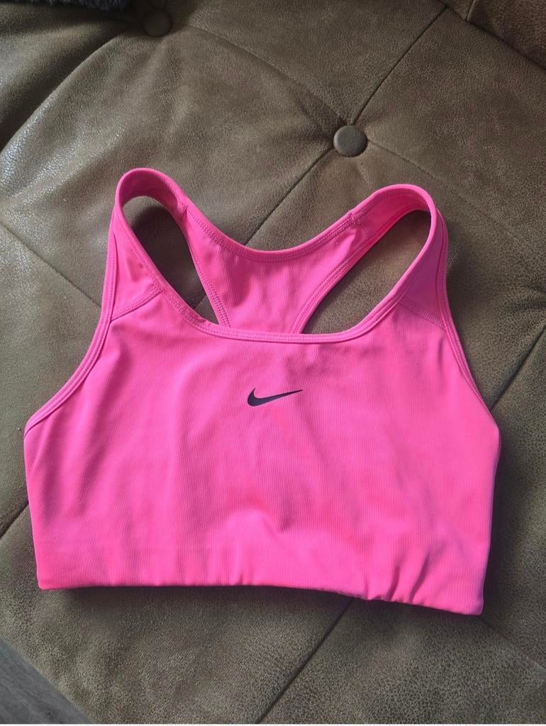 Nike sporttop / fluorescerend roze topje, Kleding | Dames, Sportkleding, Nike, Ophalen of Verzenden, Zo goed als nieuw, Roze