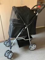Hipet Hondenbuggy z.g.a.n. zwart, Dieren en Toebehoren, Ophalen, Zo goed als nieuw