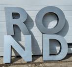 Vier reclameletters R O N D 60 x 60 cm, Ophalen, Reclamebord, Gebruikt, Onbekend