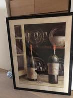 Schilderij met wijnflessen en glazen - Klassieke kunst, Ophalen