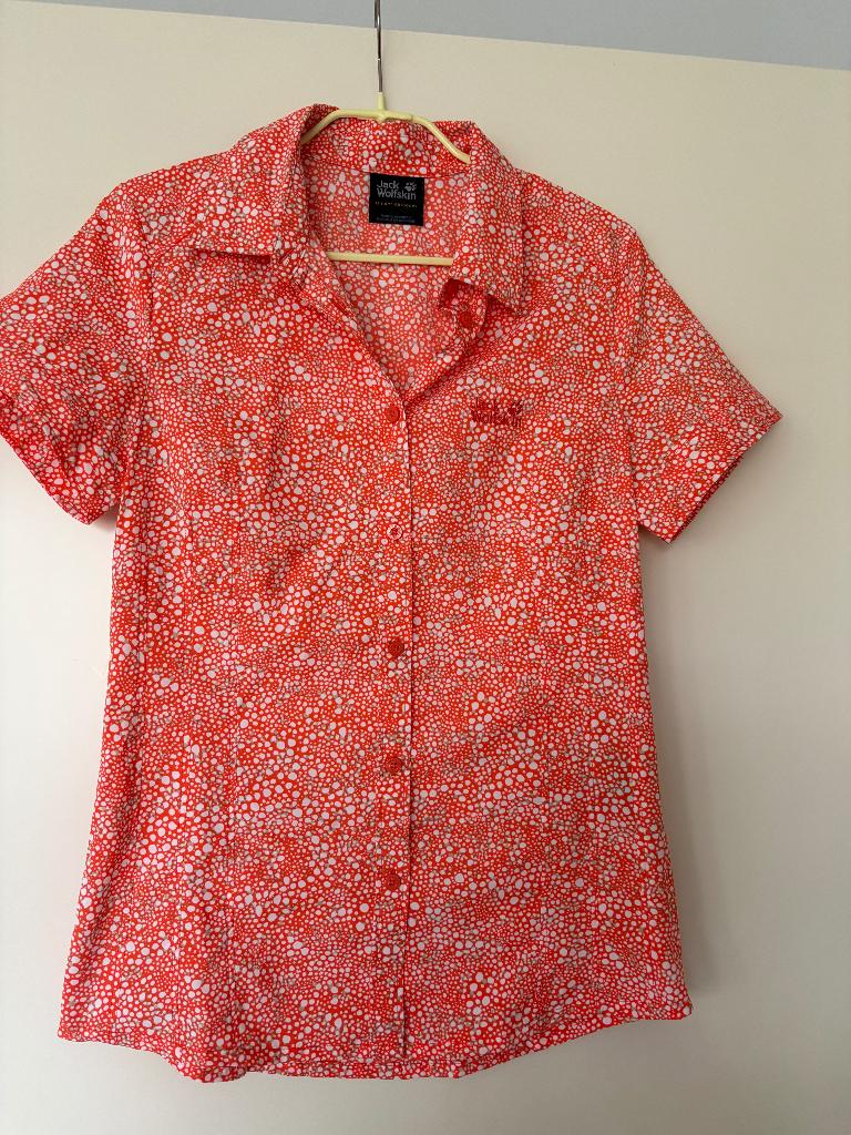 nieuwe blouse Jack Wolfskin XS, Kleding | Dames, Blouses en Tunieken, Ophalen of Verzenden, Nieuw, Maat 34 (XS) of kleiner, Oranje