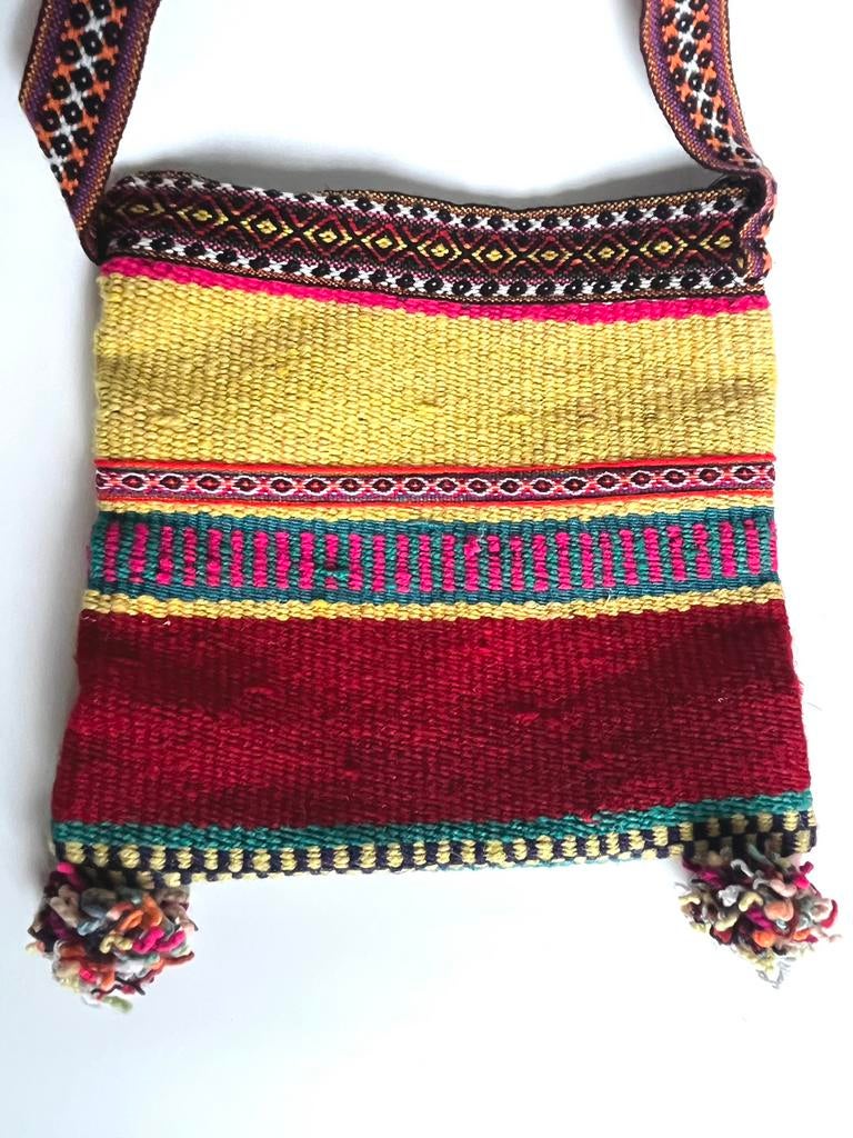 Kleurrijke wollen tas uit Peru - NIEUW!, Ophalen of Verzenden, Zo goed als nieuw, Schoudertasje
