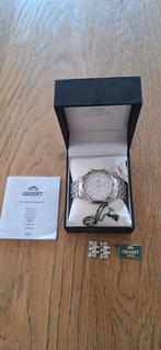 Orient automatisch horloge met gang resever., Overige merken, Staal, Gebruikt, Staal