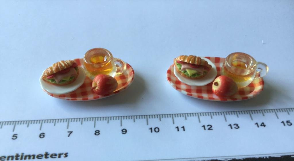 Poppenhuis miniaturen lunch 105, Ophalen of Verzenden, Nieuw, Poppenhuis