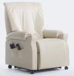 relaxzetel, Huis en Inrichting, Fauteuils, Ophalen, Zo goed als nieuw, 50 tot 75 cm, Leer