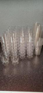 Plastic Glazen Set: 100 Wijn & 47 Bier, Ophalen of Verzenden, Nieuw
