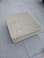 Rieten Tuintafel 66x66cm, Ophalen of Verzenden, Zo goed als nieuw, Vierkant, Wicker