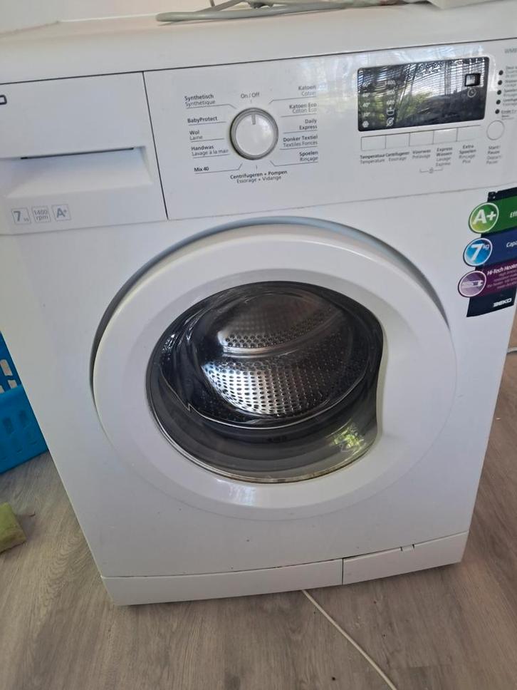 Beko Wasmachine - 7kg, 1400 toeren, Witgoed en Apparatuur, Wasmachines, Gebruikt, Voorlader, 6 tot 8 kg, 85 tot 90 cm, 1200 tot 1600 toeren