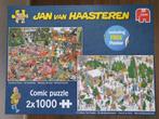 Jan van Haasteren - Het Kerstdiner en Kerstbomenmarkt, Verzenden, Meer dan 1500 stukjes, Zo goed als nieuw, Legpuzzel