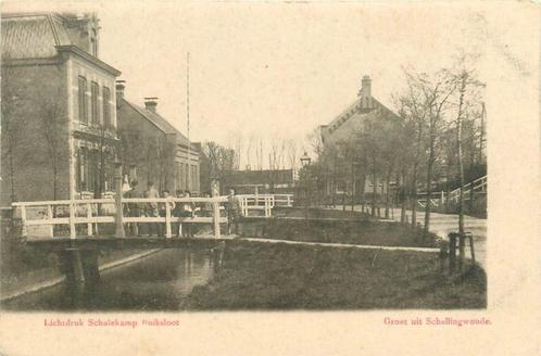 (304-215-043) Schellingwoude Groet uit, Verzamelen, Ansichtkaarten | Nederland, Noord-Holland, Verzenden