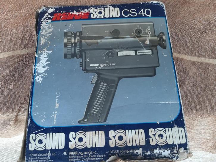 Revue Sound CS 40 filmcamera, Verzamelen, Fotografica en Filmapparatuur, Filmcamera, 1960 tot 1980, Ophalen of Verzenden