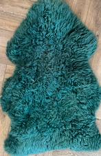 Petrol schapen vacht, Huis en Inrichting, Woonaccessoires | Plaids en Woondekens, Ophalen of Verzenden, Gebruikt