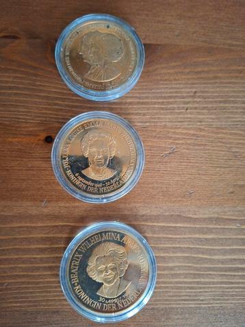 Setje Koninginnedag Penningen beschikbaar voor biedingen