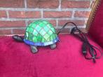 zeer nette Tiffany schildpad lamp , handwerk, zgan, Ophalen of Verzenden, Zo goed als nieuw, Glas, Minder dan 50 cm