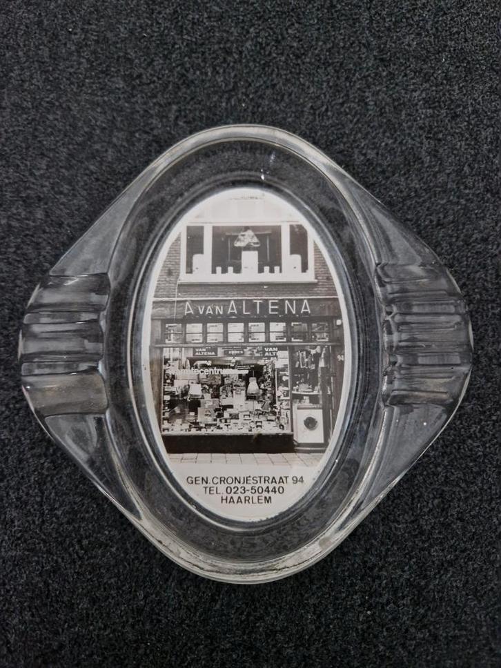 Vintage asbak A. van Altena te Haarlem, Antiek en Kunst, Antiek | Overige Antiek, Ophalen of Verzenden