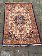 Vintage Tapijt - Kleurrijk en Uniek 90x165 cm, Gebruikt, 100 tot 150 cm, Rechthoekig, Rood