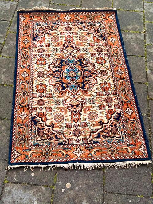 Vintage Tapijt - Kleurrijk en Uniek 90x165 cm, Huis en Inrichting, Stoffering | Tapijten en Kleden, Gebruikt, 50 tot 100 cm, 100 tot 150 cm