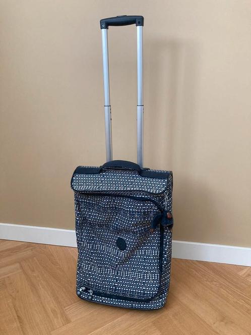 Kipling trolley in goede staat, Sieraden, Tassen en Uiterlijk, Tassen | Reistassen en Weekendtassen, Zo goed als nieuw, Blauw
