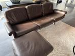 De Sede DS31 bank met hocker, Ophalen, Gebruikt, Leer, Retro, jaren 70