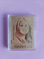 Gouden postzegel Prinses Amalia (24 karaat goud), Postzegels en Munten, Postzegels | Nederland, Ophalen of Verzenden
