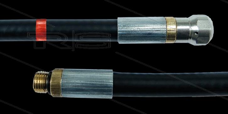 Zwarte Rioolslang 40m met Voorgeboorde Nozzle, Auto diversen, Overige Auto diversen, Verzenden