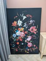 Canvas Jan Davidsz de Heem stilleven zwart vaas met bloemen, Antiek en Kunst, Kunst | Schilderijen | Abstract, Ophalen