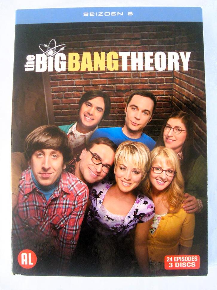 The Big Bang Theory - seizoen 8 (originele dvd's), Cd's en Dvd's, Dvd's | Tv en Series, Zo goed als nieuw, Komedie, Alle leeftijden
