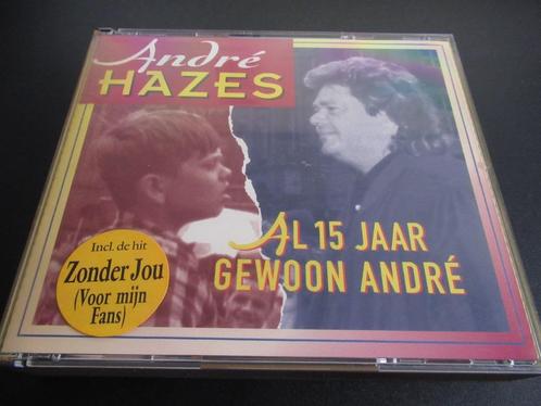 Dubbel-CD: André Hazes - Al 15 jaar gewoon André, Cd's en Dvd's, Cd's | Nederlandstalig, Gebruikt, Levenslied of Smartlap, Verzenden