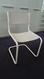 Vintage buisframe stoelen set van 4, Huis en Inrichting, Stoelen, Ophalen, Gebruikt, Mid century modern, Wit