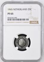 25 cent 1965 NGC Proof 65 (€ 375), Verzenden, Koningin Juliana, 25 cent, Losse munt