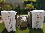 Witte MOËT & CHANDON XL Badlaken,Handdoek NU 2 VOOR 75,-‼️, Huis en Inrichting, Ophalen of Verzenden, Nieuw, Wit, Overige typen