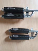 Uitlaat onderlangs AM6 DUBBELE DEMPER TK Turbo Kit metrakit, Ophalen of Verzenden, Zo goed als nieuw, Uitlaat, Turbokit