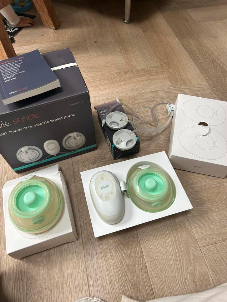 Elvie Stride Dubbele Elektrische Borstkolf, Kinderen en Baby's, Babyvoeding en Toebehoren, Gebruikt, Borstkolf, Ophalen of Verzenden