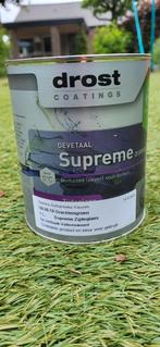 1l Drost devetaal Supreme zijdeglans grachtengroen, Doe-het-zelf en Verbouw, Verf, Beits en Lak, Minder dan 5 liter, Ophalen, Nieuw