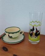 Zeller servies kip en haan, Verzenden, Zo goed als nieuw, Overige stijlen, Bord(en)