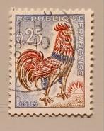 Franse Postzegel - Haan, Ophalen of Verzenden, Gestempeld, Dier of Natuur