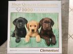 Clementoni puzzel..Labradors..1000 stukjes..nieuw., Ophalen of Verzenden, 500 t/m 1500 stukjes, Nieuw, Legpuzzel