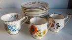 Diverse Engelse schotels + kopjes, Gebruikt, Kop en/of schotel, N.v.t., N.v.t.