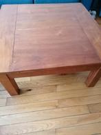 Teak houten salontafel 1 meter bij 1 meter, Huis en Inrichting, Tafels | Salontafels, Ophalen, 50 tot 100 cm, 50 tot 100 cm, Zo goed als nieuw