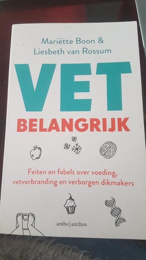 Liesbeth van Rossum - Vet belangrijk, Boeken, Gezondheid, Dieet en Voeding, Gelezen, Dieet en Voeding, Ophalen of Verzenden